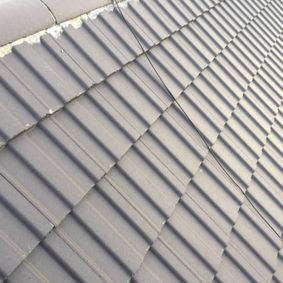 grey tiled roof