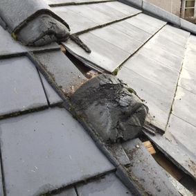 broken roof